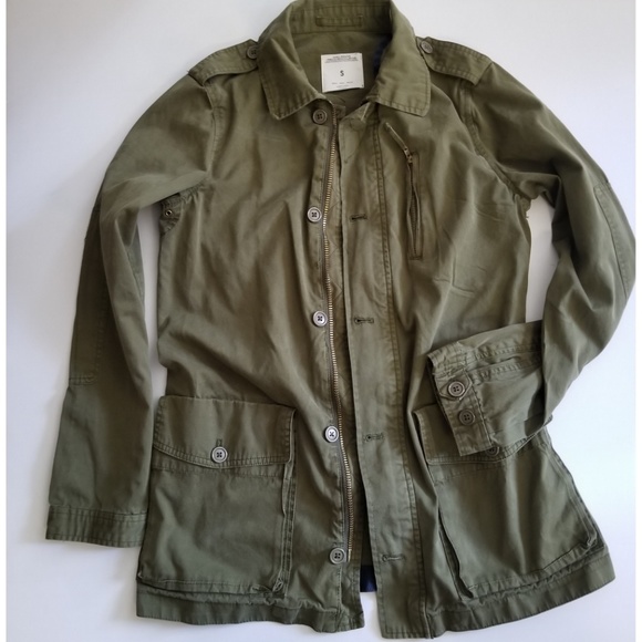 ZARA army green Utility Jacket - Picture 3 of 8